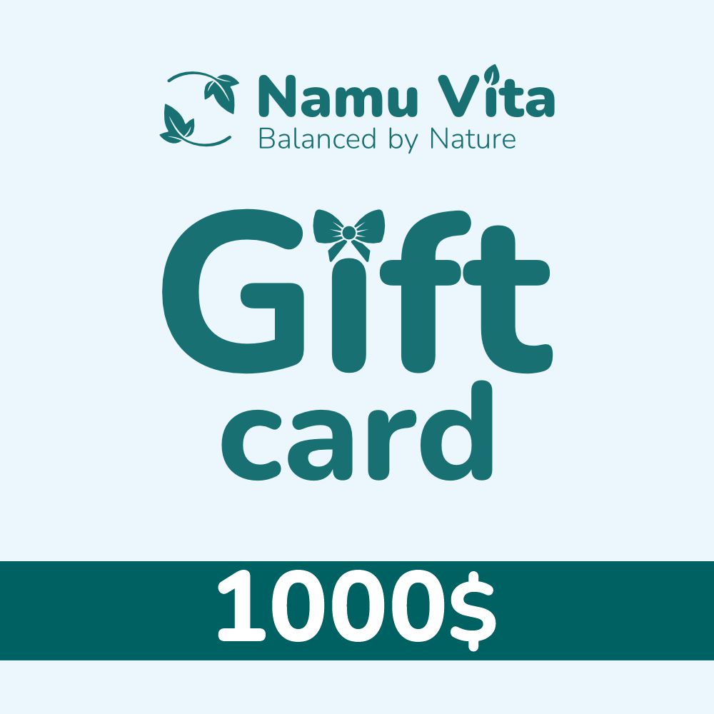 Подарочная карта Namu Vita на 1000$