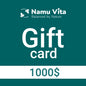 Namu Vita 1000$ Gift Card